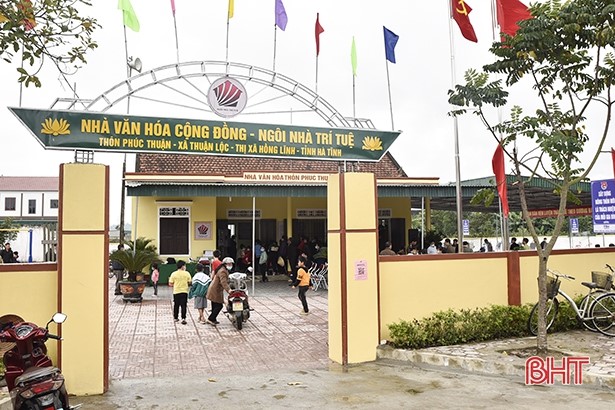 UBND xã Thuận Lộc tổ chức ra mắt Nhà văn hóa cộng đồng - Ngôi nhà trí tuệ tại thôn Phúc Thuận